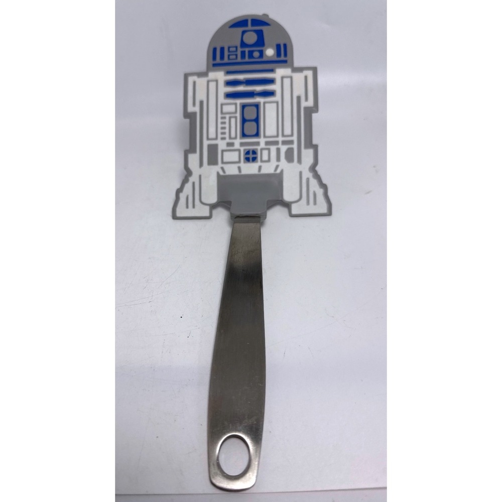 Star Wars R2-D2 Spatula Kitchen Turner Gray‎ Blue Silicone Stainless Steel 2011
